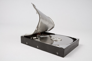 open hard disk