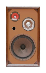old speaker isolated