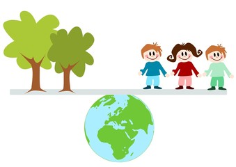Gleichgewicht zwischen Mensch und Natur