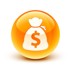 icône argent finance dollar / stock exchange icon