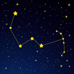 Obraz na płótnie Canvas constellation Orion