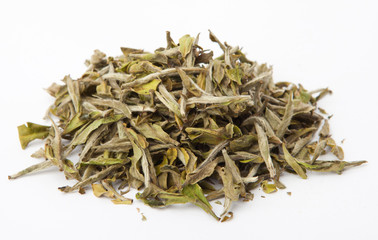 chinese tea isolated on white