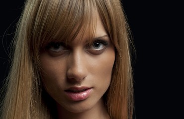 Naklejka premium Portrait of a girl