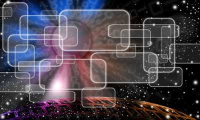 Technologic abstract sky © Alberto Masnovo