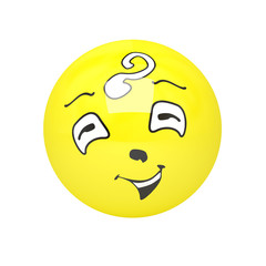 Fototapeta premium 3d Happy Face