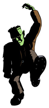 Frankenstein's Monster Dances