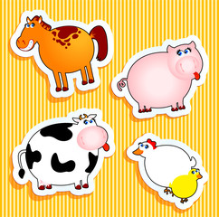 Farm stickers