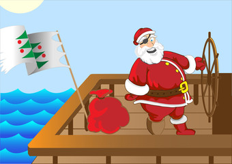 Santa Claus pirate
