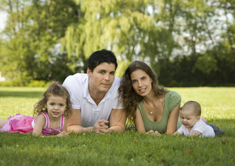 Fototapeta premium family outdoors
