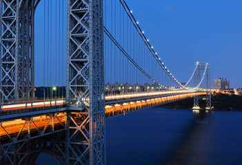 George Washington Bridge Connects New Jersey and New York City
