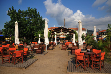 Cafe on the beach