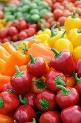 Colorful bell peppers