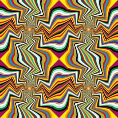 Washable wall murals Psychedelic Spinning background. Abstract background, seamless pattern