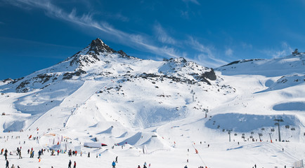 Alpine ski resort