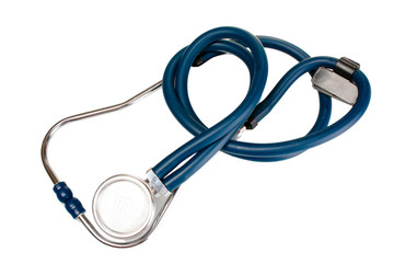Fototapeta premium Medical stethoscope isolated on white