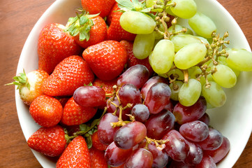 Fruits on the bowl