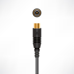 Coaxial TV cable