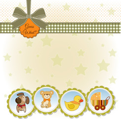 new baby announcement card