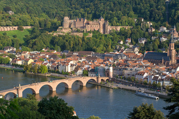 Fototapeta na wymiar Heidelberg na Neckar