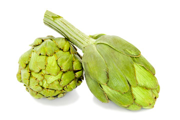 Obraz premium artichoke isolated on white background