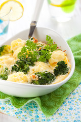 broccoli and cauliflower gratin
