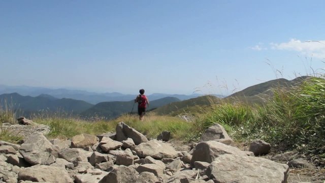 corsa in montagna