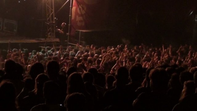Crowd at a rock concert