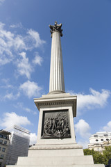 Fototapeta na wymiar Nelson's Column in Trafalgar Square