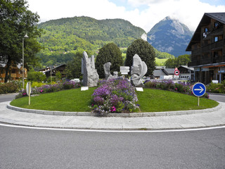 Rond point de Samoëns