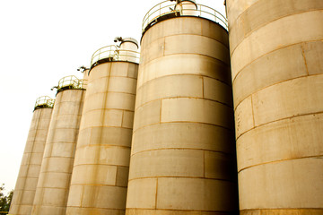 Industrial Agriculture silos housing