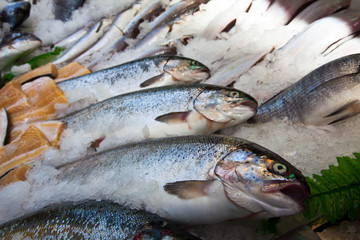 healthy seafood at the bazaar
