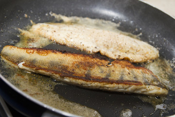 Zander in a pan