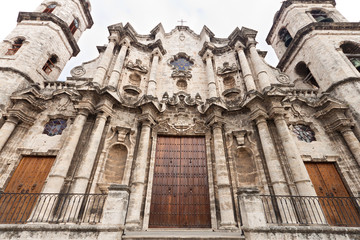 Fototapeta na wymiar The Cathedral of Havana