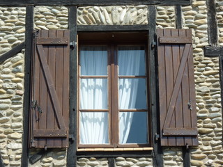 Fenster eines alten Fachwerkhauses