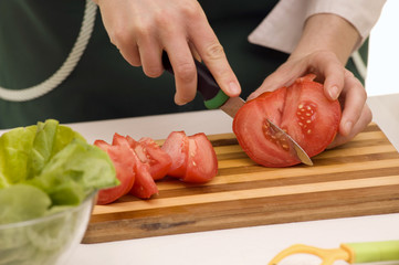 Piece of tomato