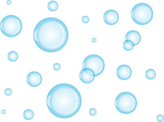 Blasen, Blau, Wasser