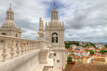 Fototapeta na wymiar Manieryzm St Vincent Murami, Lisboa