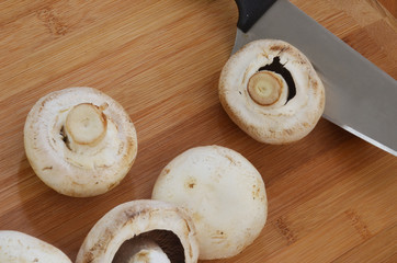 Stock Photos on a Wooden Surface
