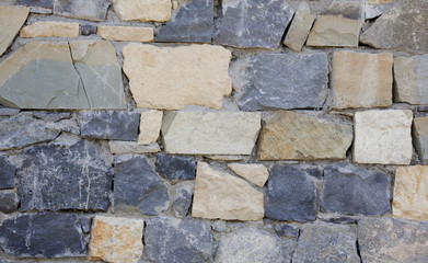 blue wall stone background