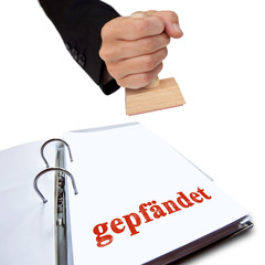 gepfändet - Gerichtsvollzieher