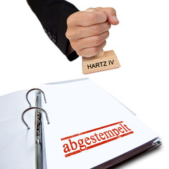 abgestempelt Bearbeiter