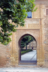 Fototapeta na wymiar Alhambra, Brama wina