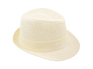 Beautiful hat isolated on white background