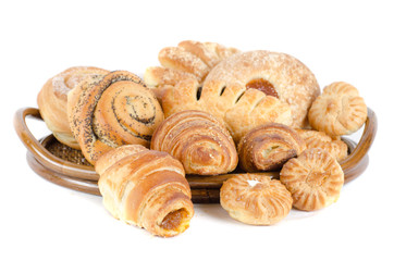 Bakery foodstuffs set