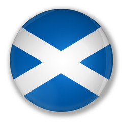 Obraz premium Badge with flag of scotland
