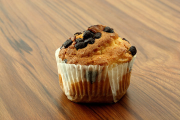 Cup Cake in wood background
