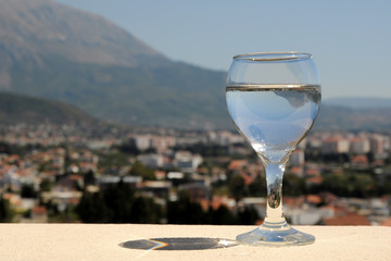Glass of water