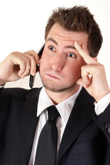 Stress am Telefon