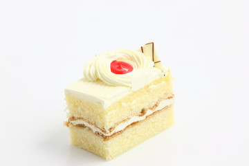 Cake isolated in white background