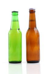 Beer isolated in white background